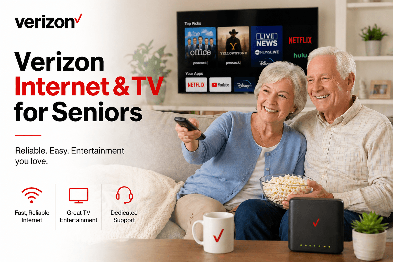 Verizon Internet & TV for Seniors: Check Availability, Plans, and Bundle Options